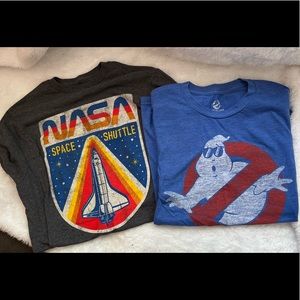 Bundle of 2 Mens Graphic Tees